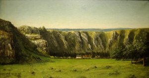 十時間の岩 作： Gustave Courbet